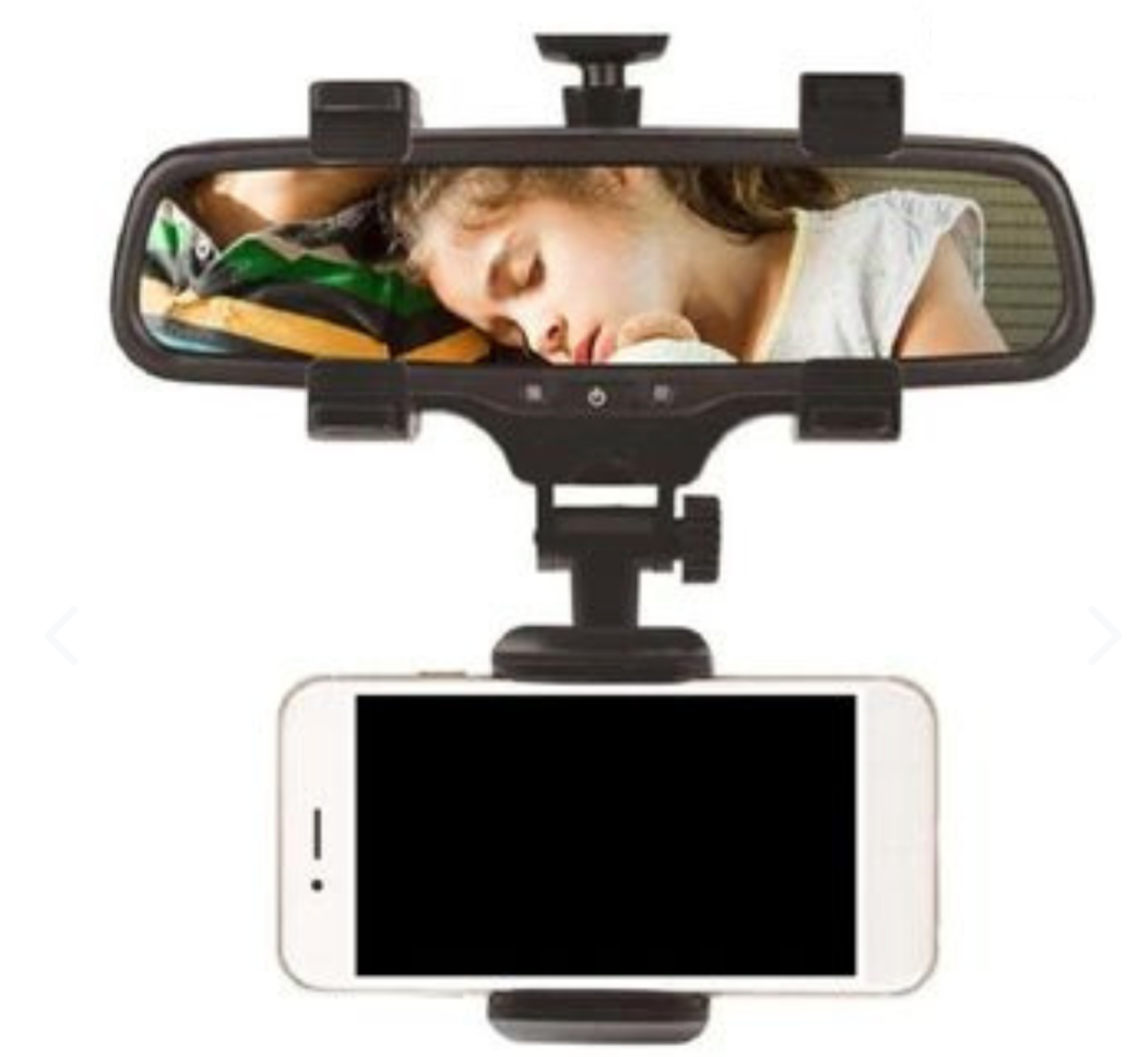 Soporte de retrovisor para teléfono
